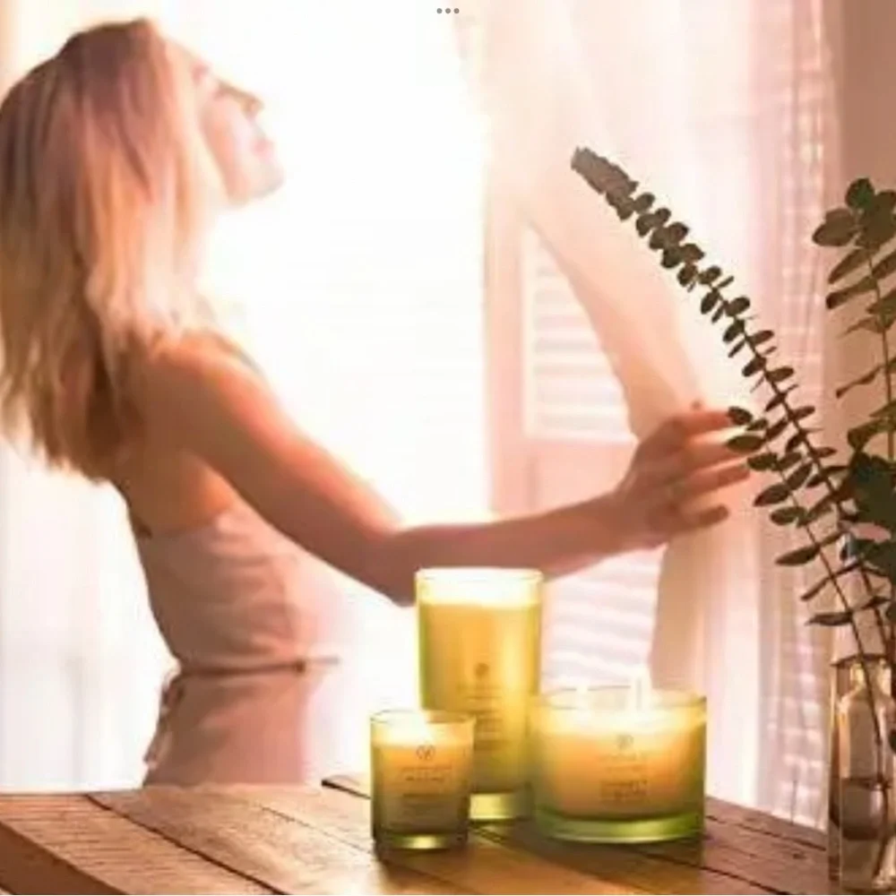 Cheasapeake bay awaken+ invigorate lemongrass eucalyptus soy candle 8.8 oz
